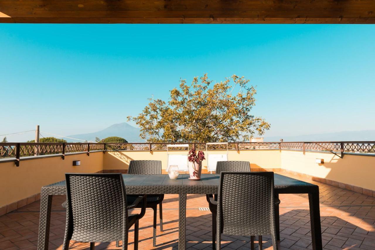 Villa Lucia Terrazza Panoramica カステッランマーレ・ディ・スタービア エクステリア 写真