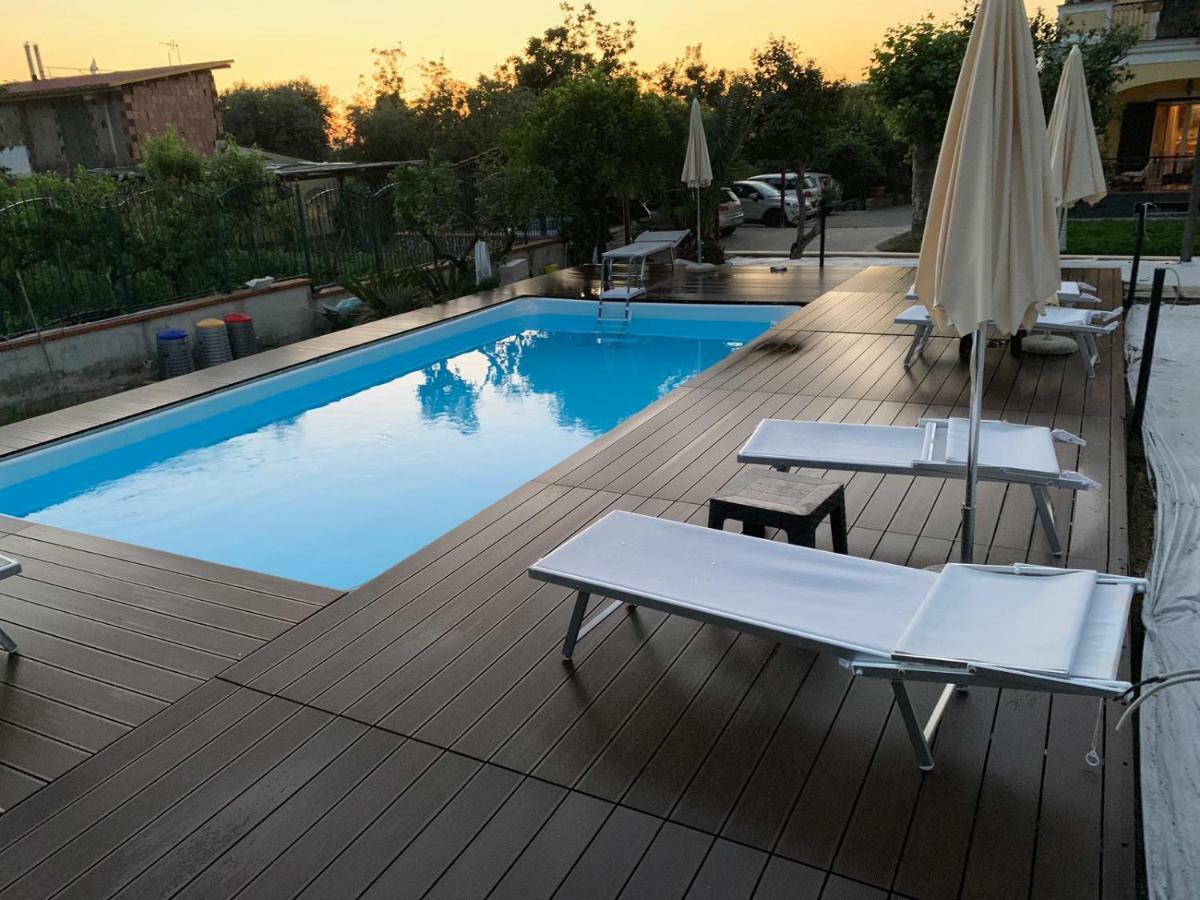 Villa Lucia Terrazza Panoramica カステッランマーレ・ディ・スタービア エクステリア 写真