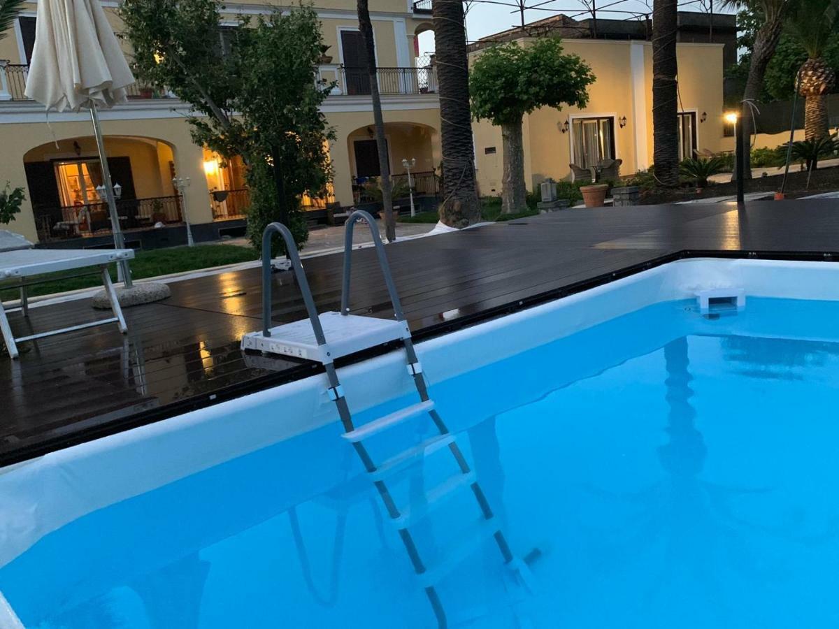 Villa Lucia Terrazza Panoramica カステッランマーレ・ディ・スタービア エクステリア 写真